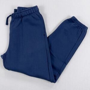 American Giant Classic Sweatpant Women's Large Blue Joggers 100% Cotton USA